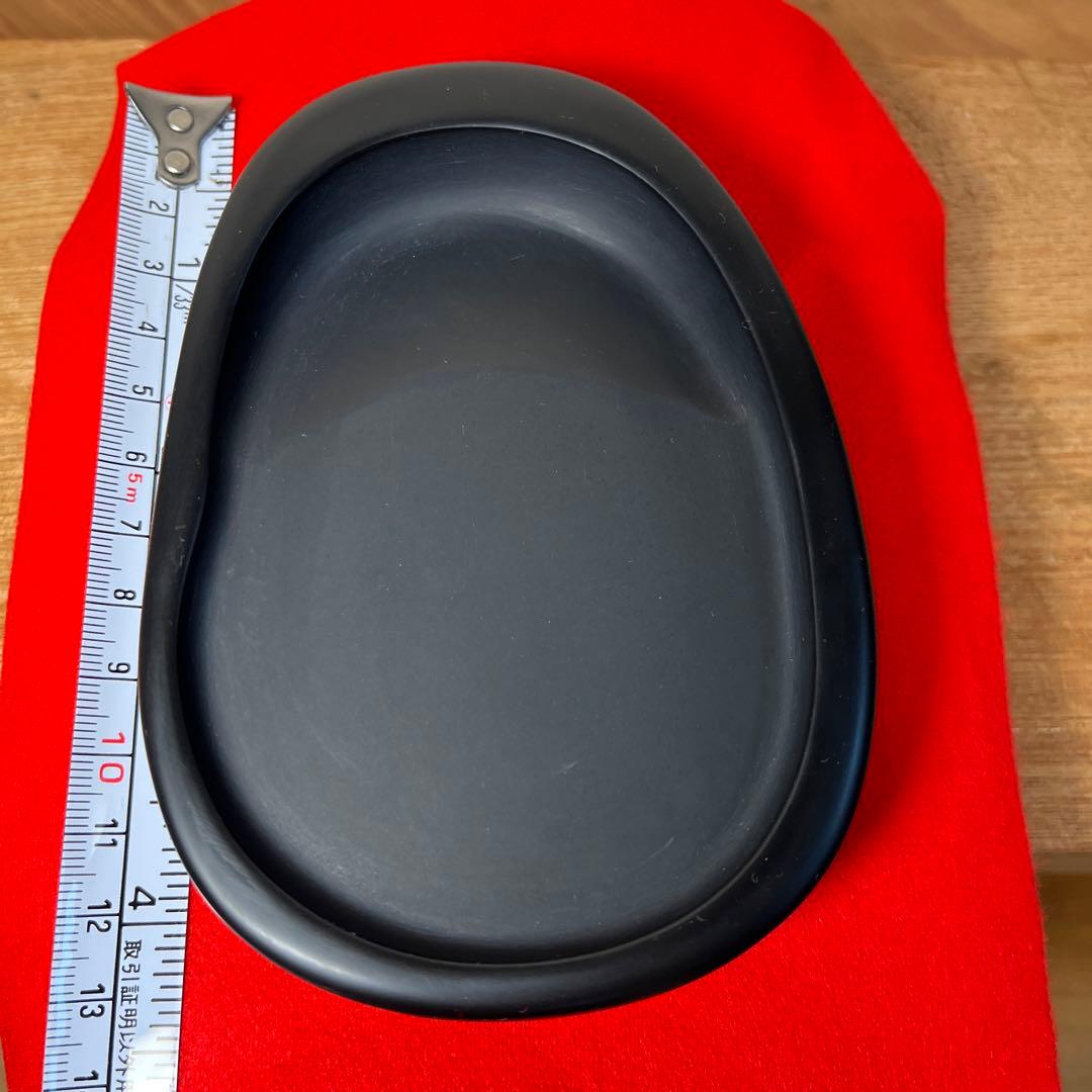 ⭕️希少　那智黒石　玉石　石のささやき　山口光峯　特殊研　皇室献納