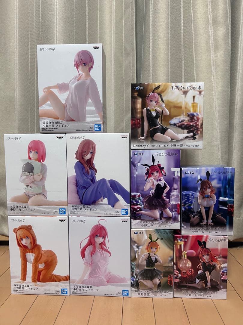 五等分の花嫁 フィギュア　まとめ売り　一花　二乃　四葉　三久　五月　10体セット