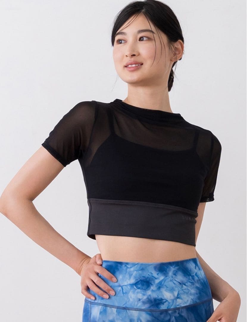 新品タグ付きLAVA SUKALAシアーレイヤードキャミブラトップM size