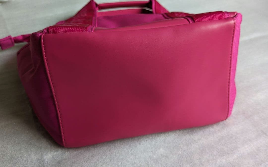 ペイントロゴ　カートバッグ　トートバッグ　ピンク