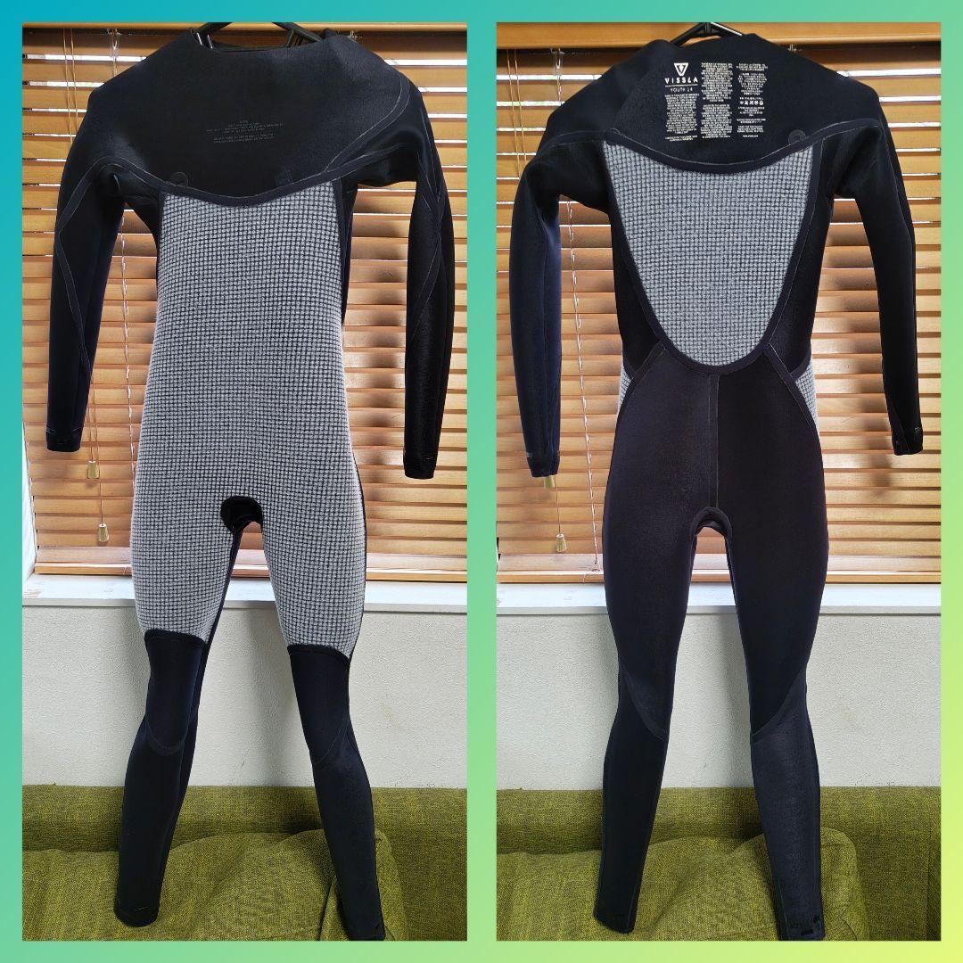 VISSLA キッズ　ジュニア ウエットスーツ フルスーツ 起毛　3mm2mm