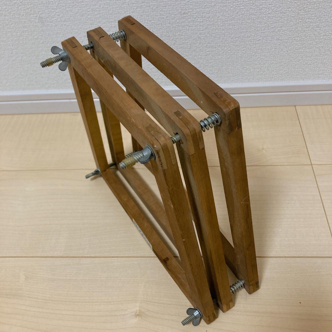 Futabaya 木製テニスラケット 2本＋木製プレス ヴィンテージ グリップ4