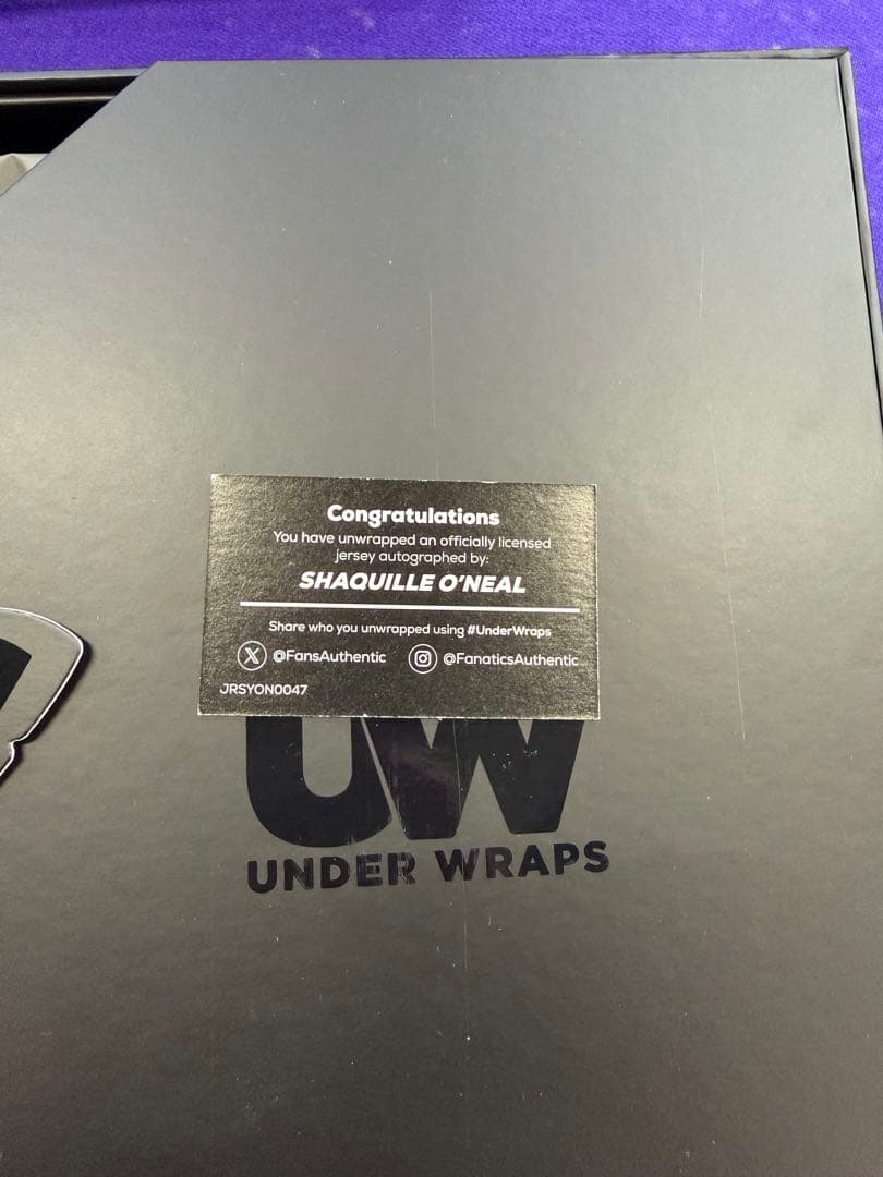 Shaquille O'Neal直筆サイン シャキール オニール マイアミヒート