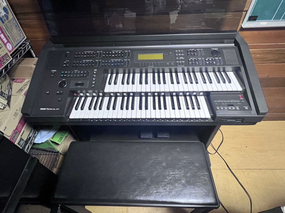 YAMAHA エレクトーン　EL-87 電子ピアノ 61鍵盤 ベンチ付き
