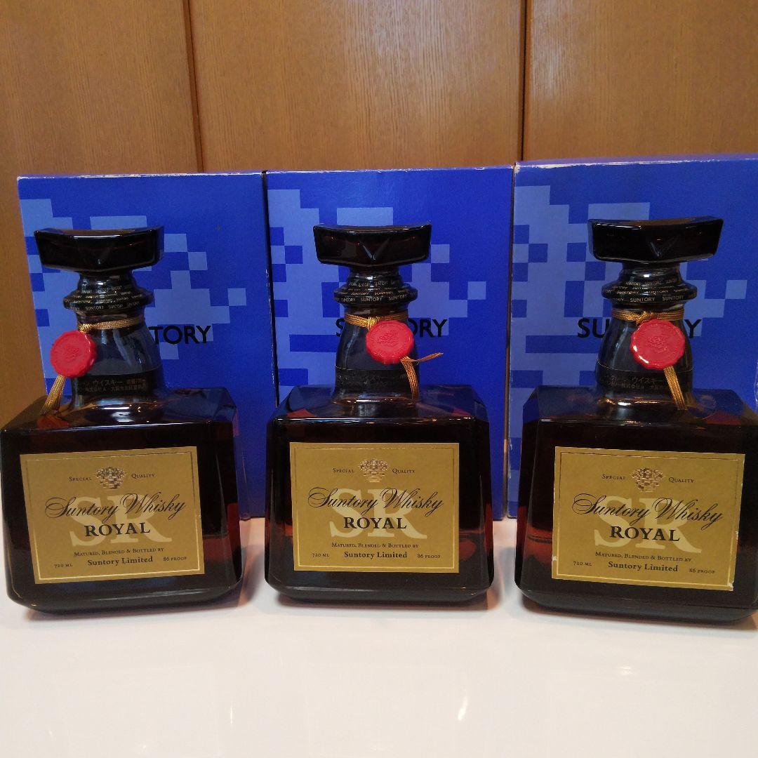 サントリー ローヤル SR 720ml 3本セット 山崎15年モルト