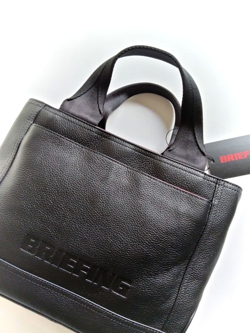 新品タグ付き BRIEFING レザー製 カート トート BRG243T16