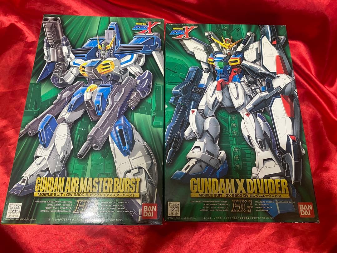 hg 1/100 ガンダムx ディバイダー　エアマックス　バースト　新品　未開封