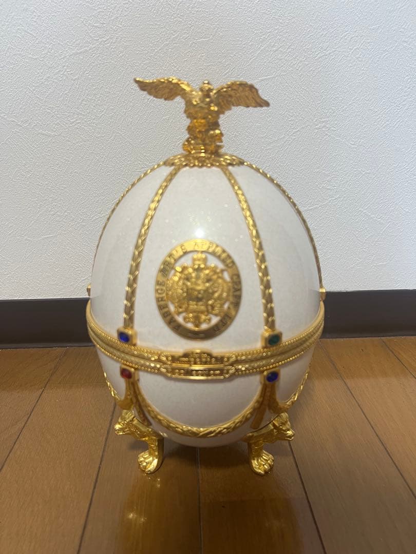 ラドガ インペリアル コレクション イースターエッグ パール ホワイト