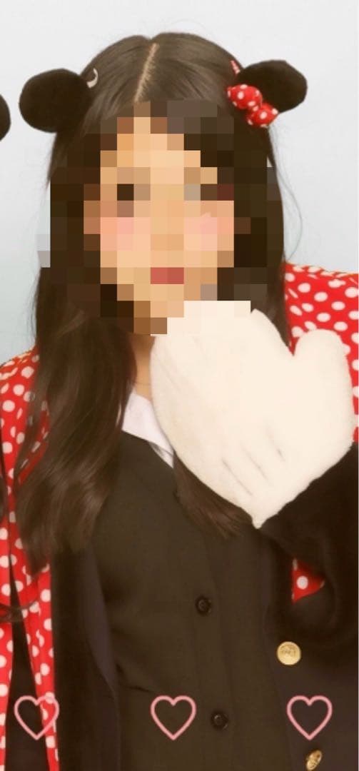 ミニー　マフラーキャップ　ディズニー