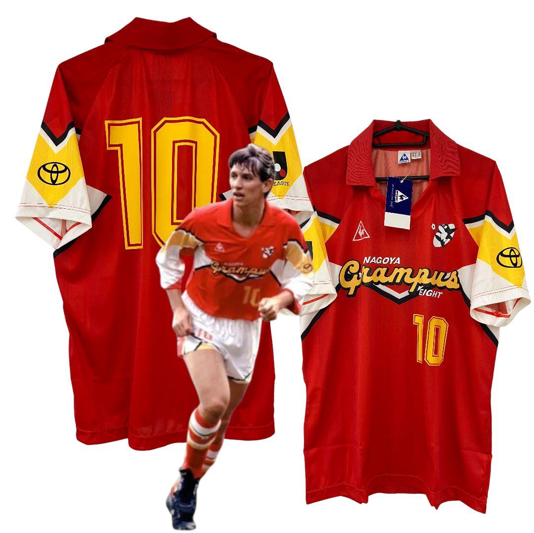 92-94 名古屋グランパス　リネカー　ルコックオフィシャル　当時物ユニフォーム