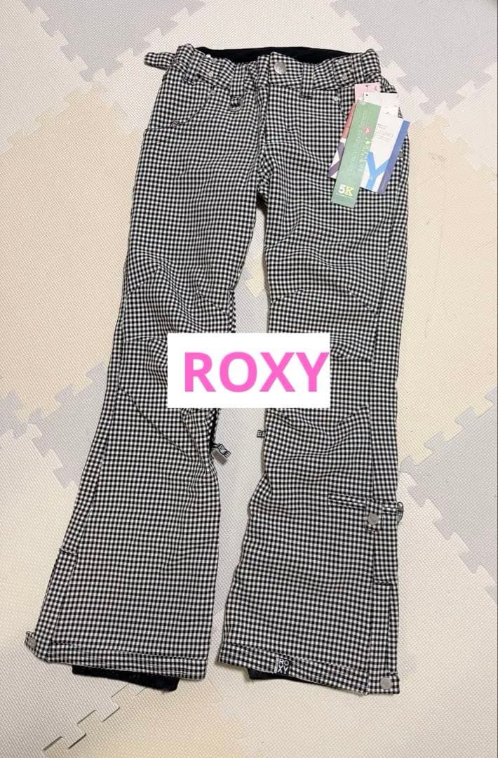 ROXY スノーボードパンツ　ギンガムチェック S