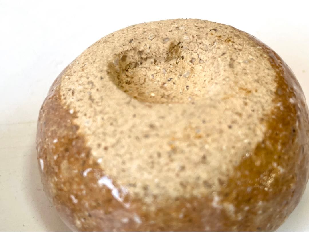 作家物　陶芸家　作者不明　三輪休雪　？　萩焼　萩香合　香合　蜜柑　柿　箱なし