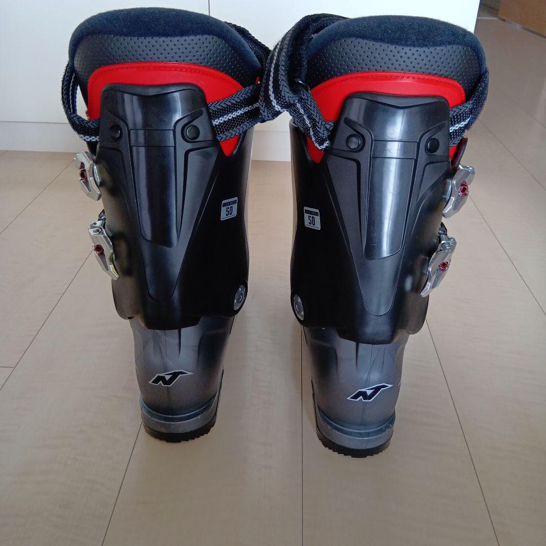 再値下げ★Nordica 男性用スキーブーツ サイズ26.5 グレー/レッド