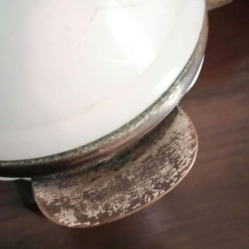 逸品　ランプ　水石鹸入れ　香炉　大正　花王石鹸永瀬商会　和骨董　アンティーク骨董