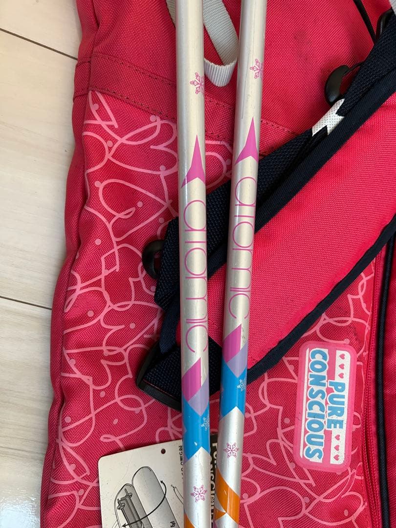 elan エラン　スキー板　120 ストック　スキーケース　セット