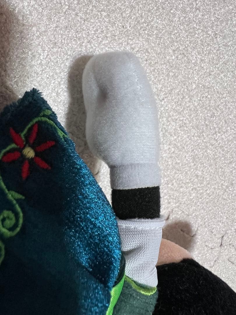 タグ付き　マジカルミュージックワールド　ミッキー ミニー　ぬいぐるみバッジセット