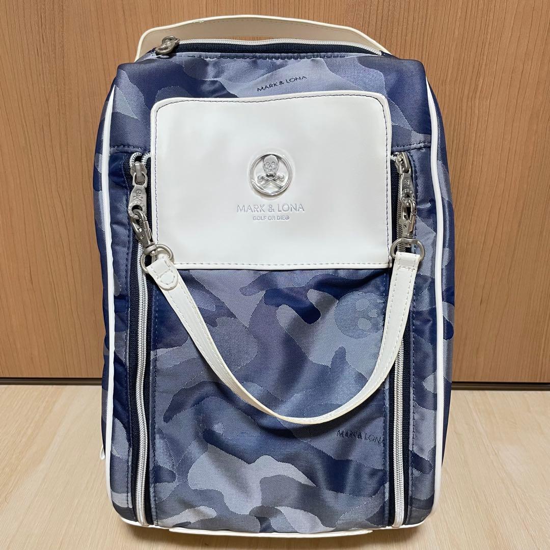 MARK&LONA シューズケース　ジャガード　カモフラ