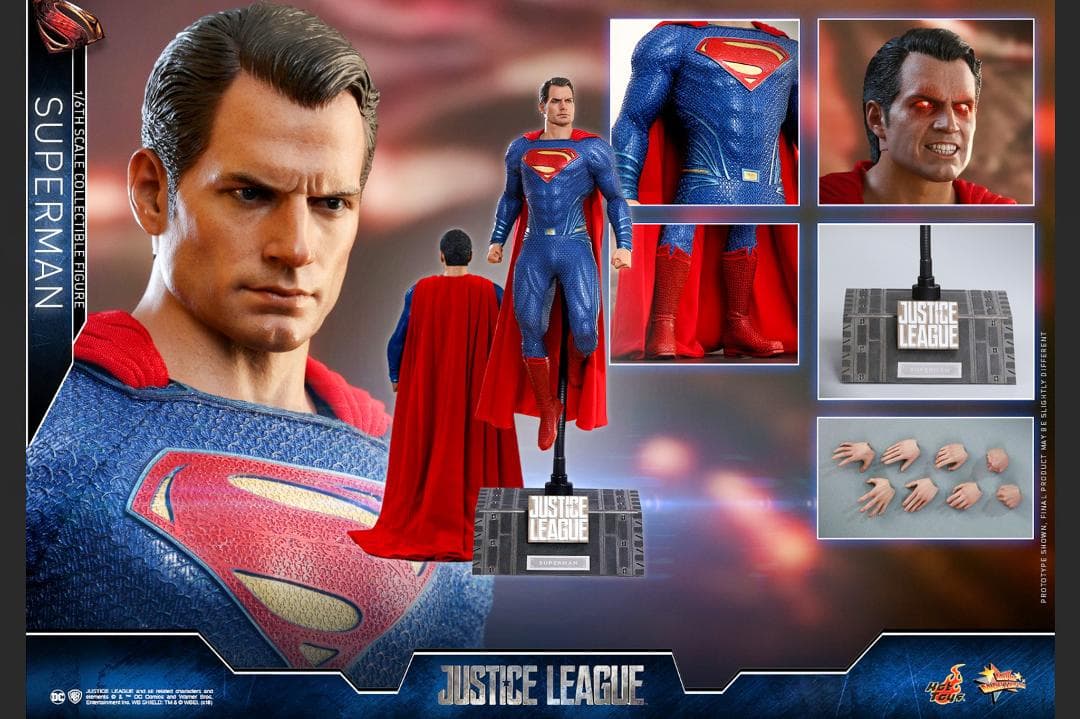 ホットトイズ　ジャスティス・リーグ スーパーマン フィギュア