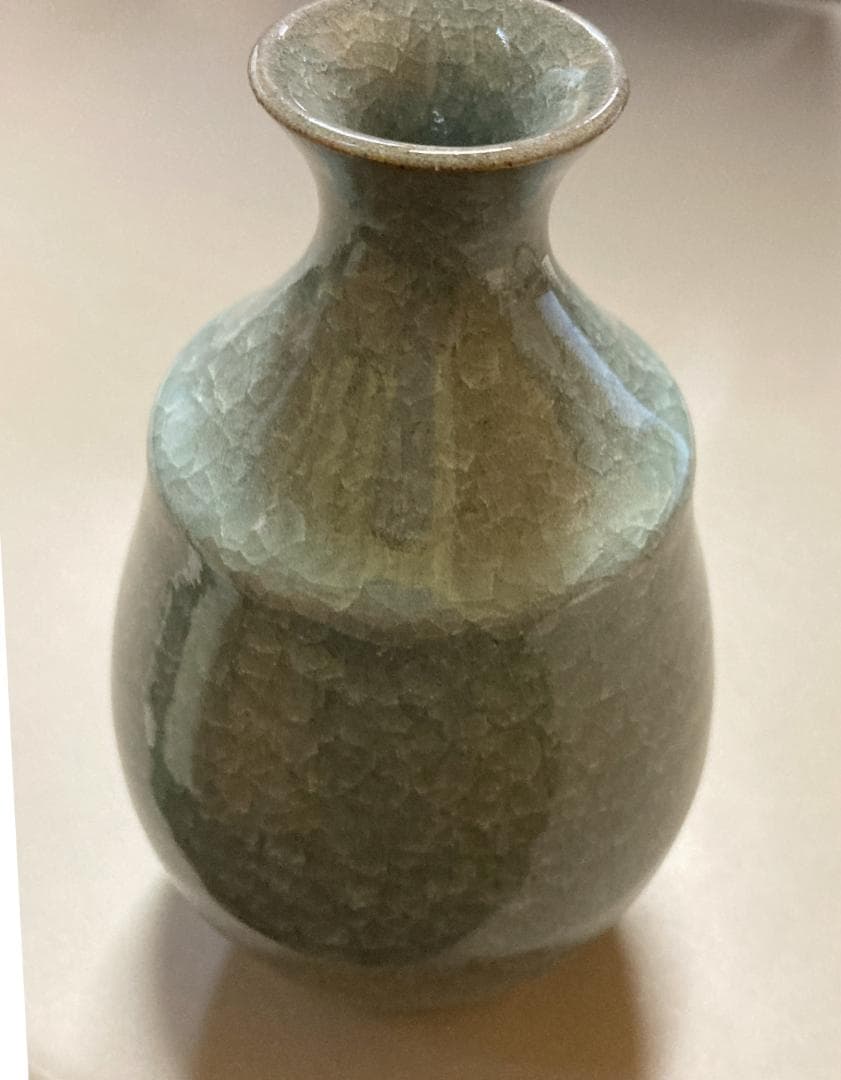 梶原茂正 青磁 花入