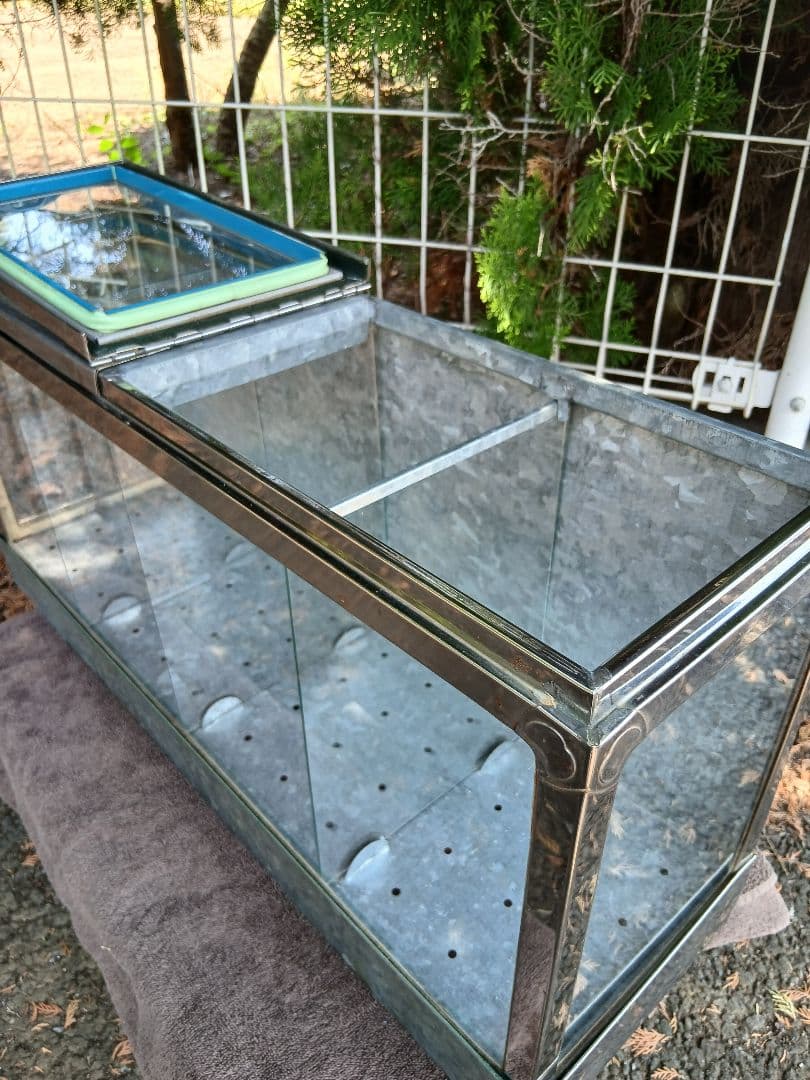 駄菓子　雑貨　ブリキ陳列ケース　昭和レトロ　当時物　アンティーク