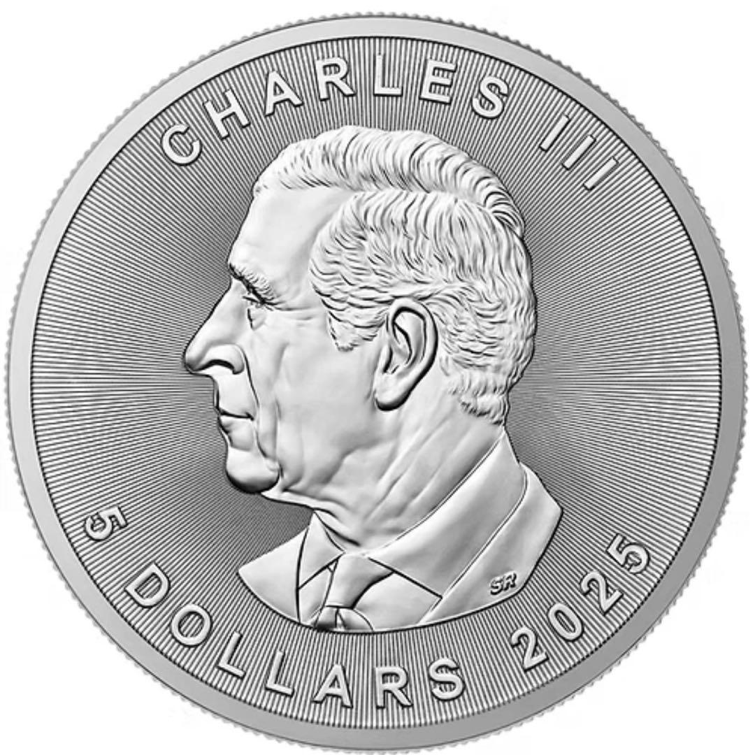 メイプルリーフ 銀貨 カラー ギリシャ神話 ジェミニ 石化兄弟 1オンス 1oz