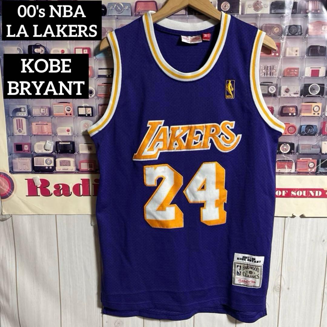 00s NBAロサンゼルスレイカーズコービーブライアントゲームシャツユニフォーム