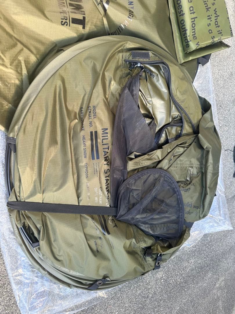 Heaven and Earth ヘブンアンドアース レディガード 色-オリーブ