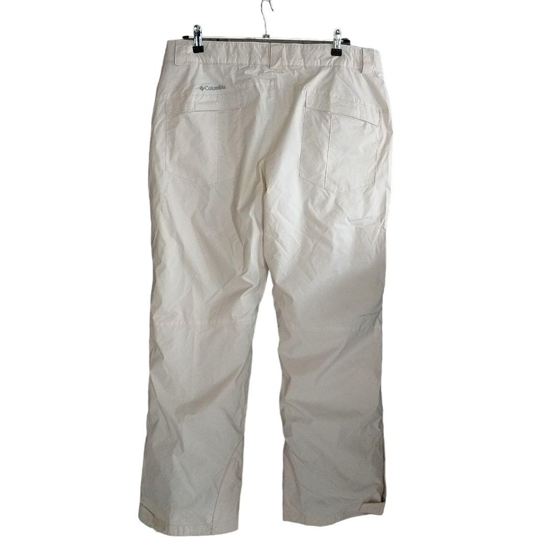 【高機能】Columbia ウォータープルーフ スノーパンツ パンツ 白 XL