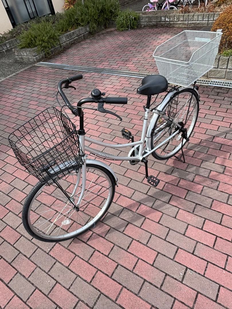 ツインバスケット・お買い物用ママチャリ(26㌅)お引き取り希望[配達可能]