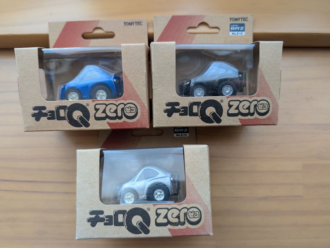 チョロＱZERO　スバル　 BRZ 　3台セット