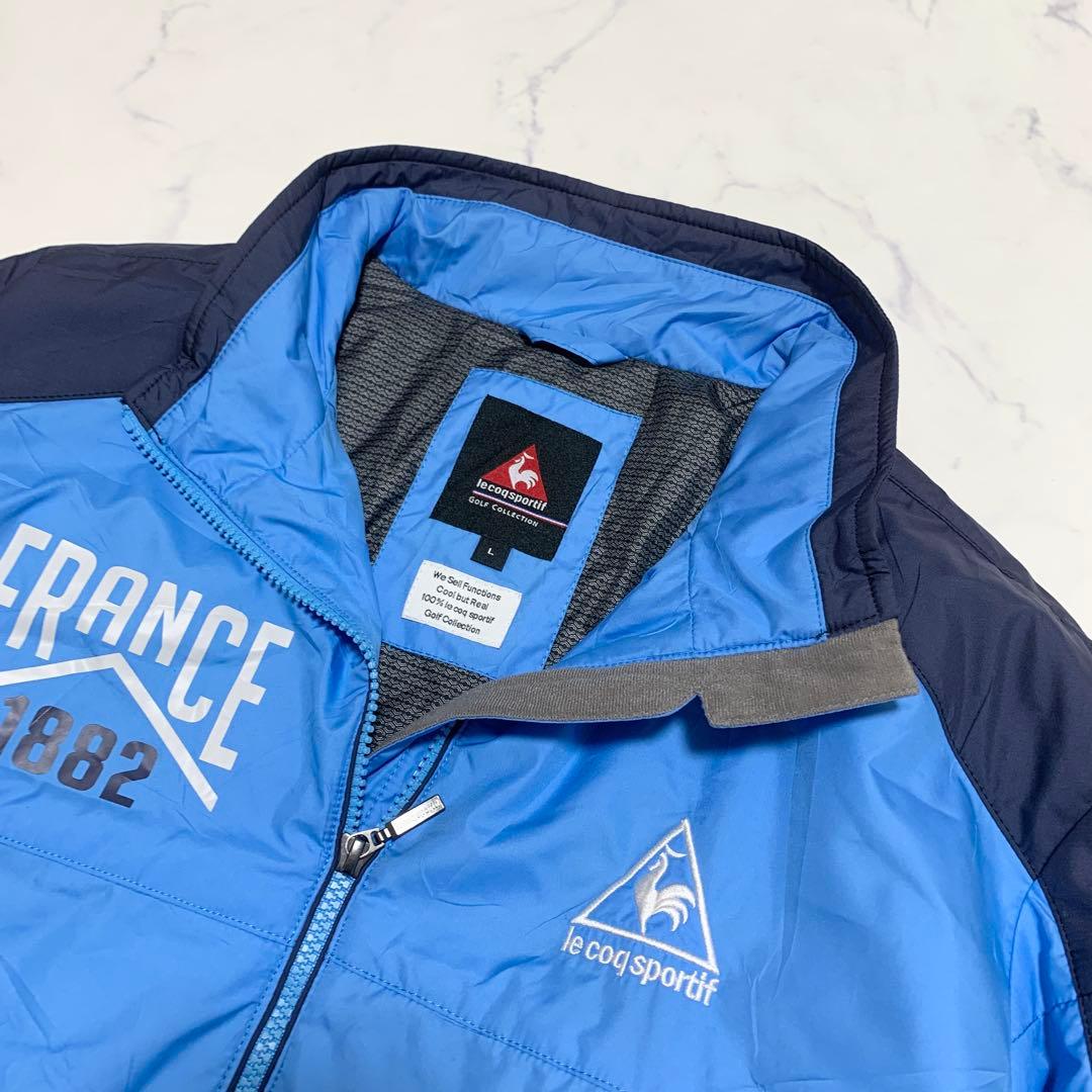 ルコックスポルティフ　ゴルフ　中綿　セットアップ　　Lサイズ