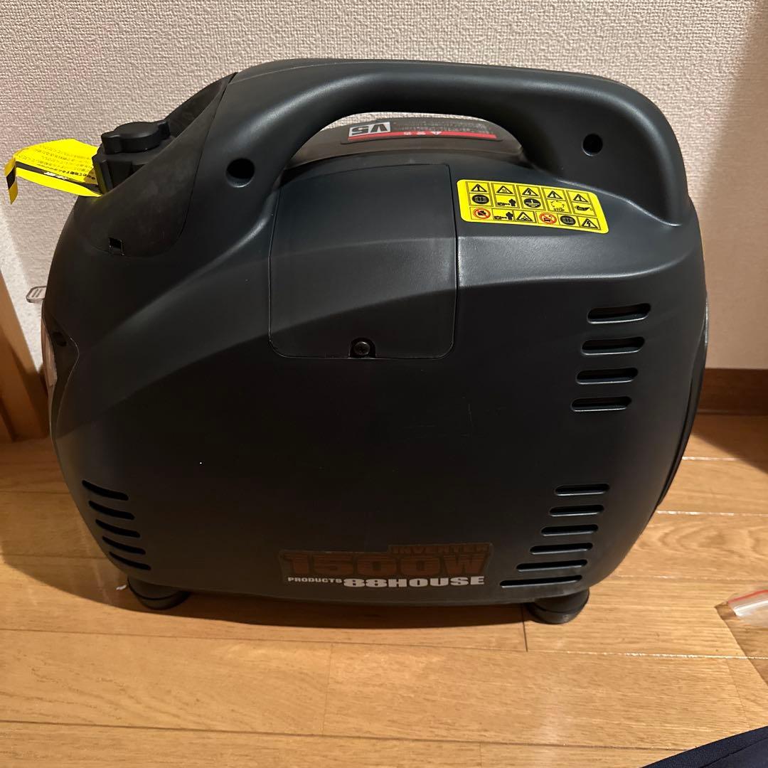 ［美品］ハチハチハウス　インバーター発電機1500w