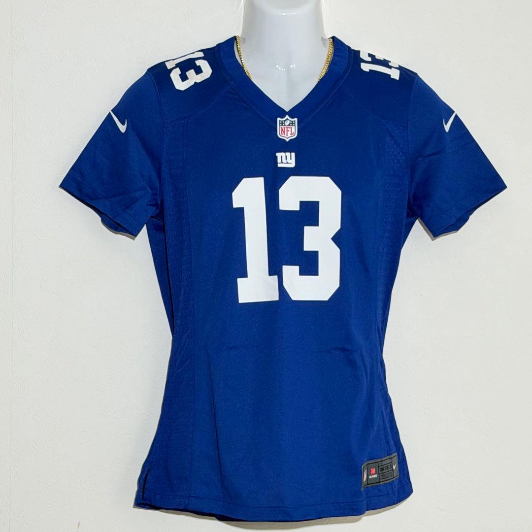 ナイキ 半袖 NFL ゲームシャツ フット Jr ON FIELD 青 Mサイズ