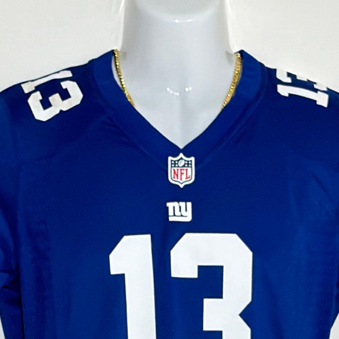 ナイキ 半袖 NFL ゲームシャツ フット Jr ON FIELD 青 Mサイズ