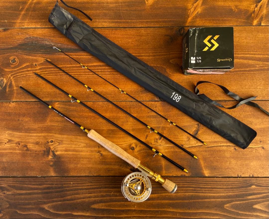 フライセット　フライロッド　フライリール　6ft6inch フライフィッシング