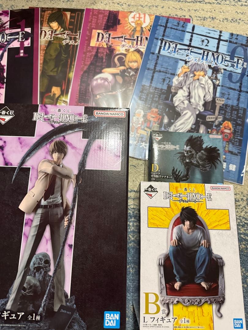 【一番くじ】デスノート　Ａ賞Ｂ賞Ｄ賞F賞 9点セット　新品未開封