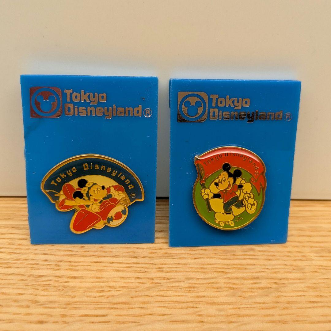 Tokyo Disneyland ビンテージ ピンバッジ 2点セット