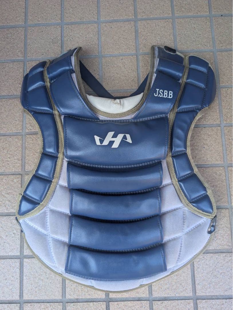 キャッチャー防具セット　ネイビー/ホワイト J.S.B.B