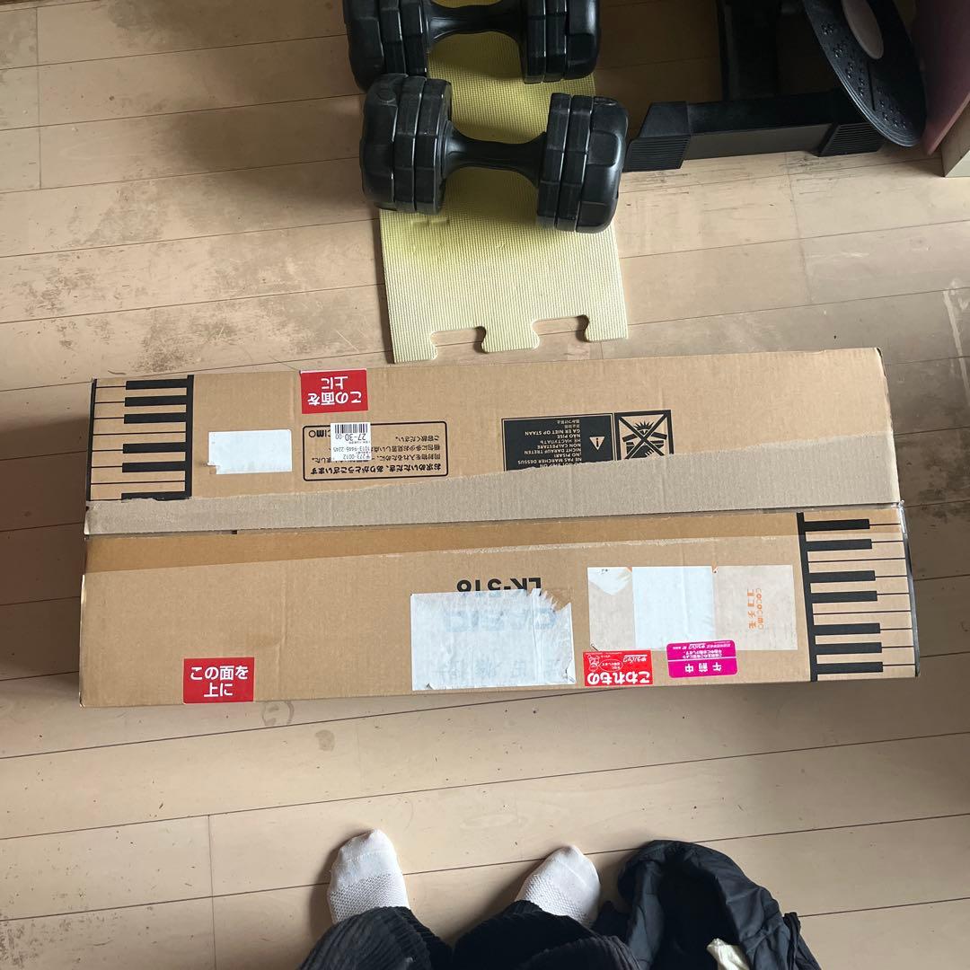 CASIO 電子キーボード マイク付き LK-516