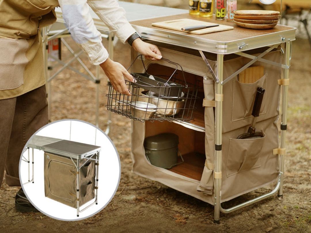 テーブル・チェア・ハンモック DOD COOKING KING TBS-723-TN