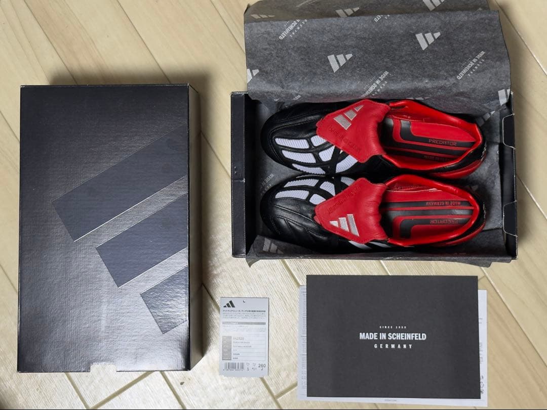 adidas プレデターマニア 復刻 ブラック/レッド