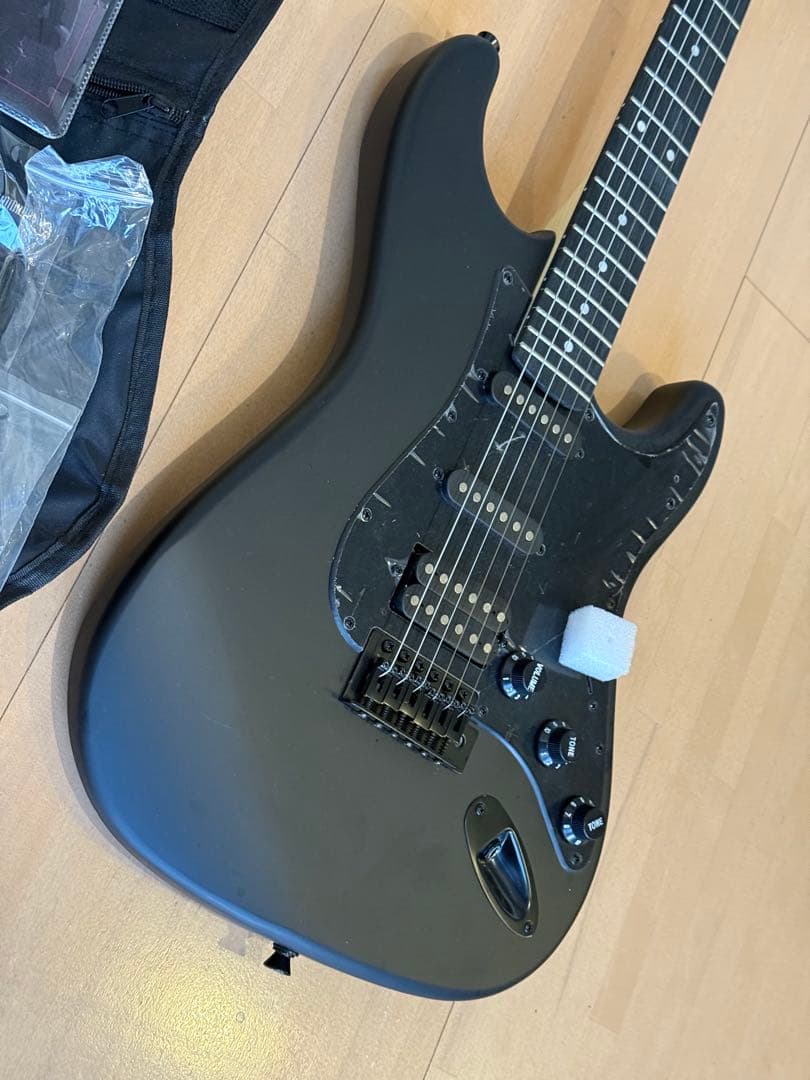【極美品】SELDER エレキギター　STC-04 マットブラック　黒