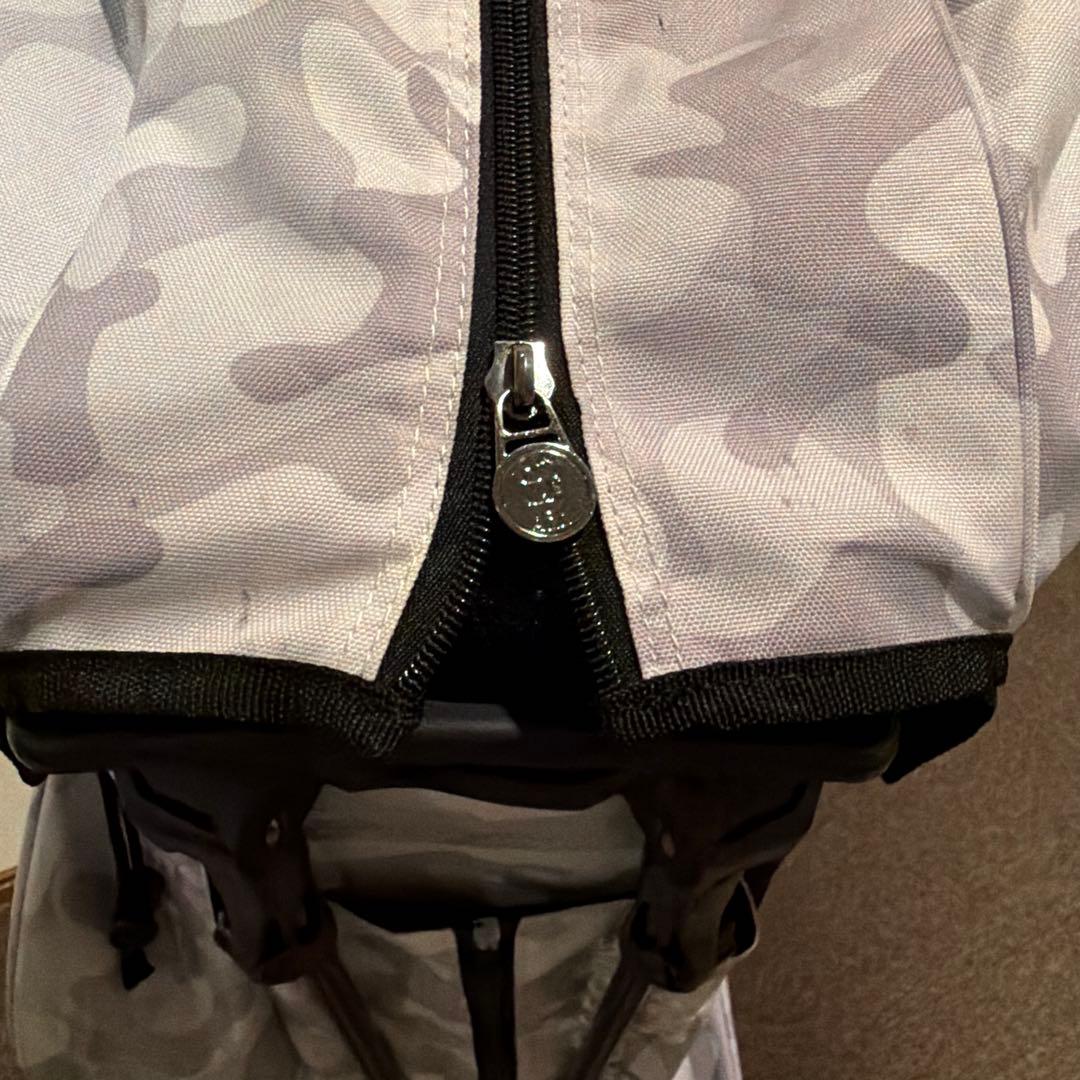 グレー迷彩キャディバッグ スタンド付き