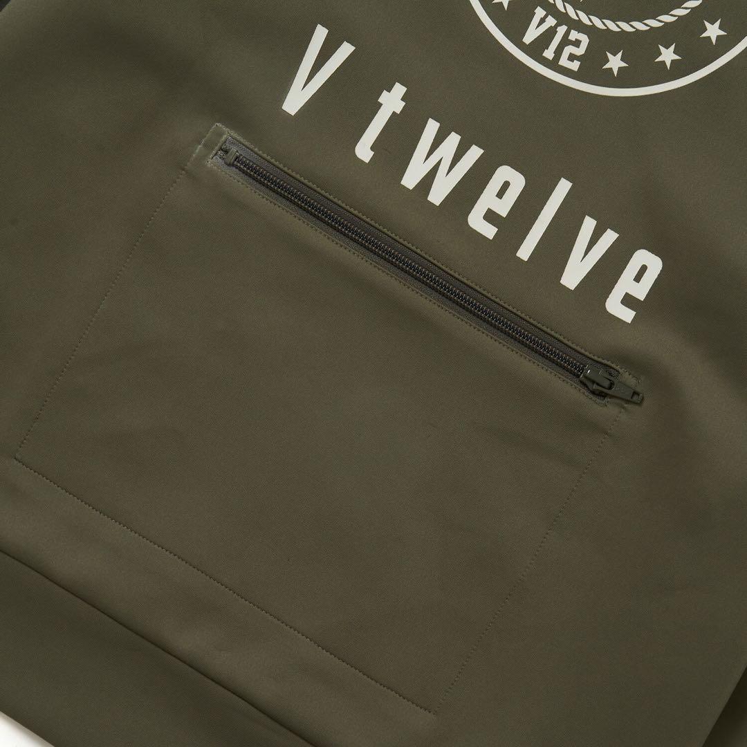 ⭐︎新品未使用⭐︎Ｖ12⭐︎定価27,500円⭐︎zipジャケット⭐︎OLIVE.ＸＬ