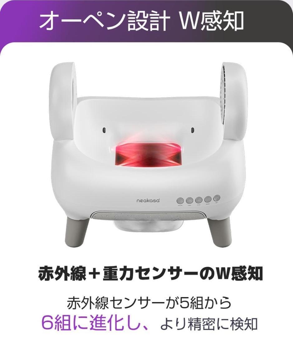 Neakasa M1 PLUS 全自動猫トイレ ホワイト