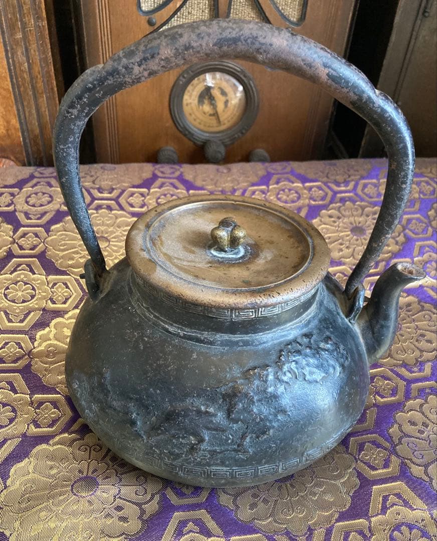 鉄瓶 龍文堂 骨董品