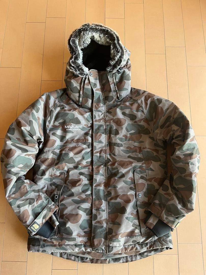 MAZUME　フィッシングスーツ　上下セット　迷彩柄　Lサイズ