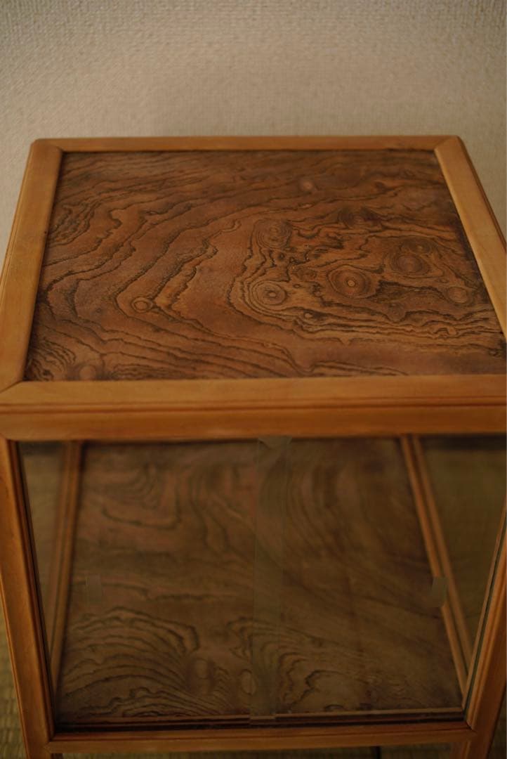 アンティーク　ガラスショーケース