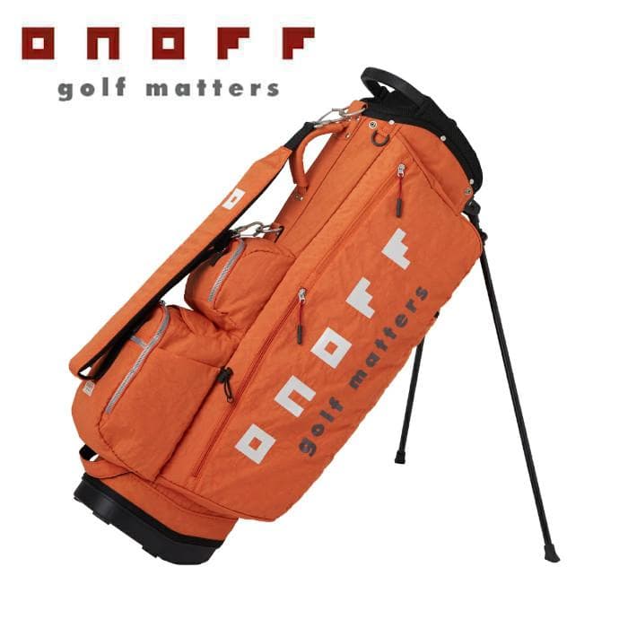 新品 ONOFF オノフ 軽量キャディバッグ OB0326 オレンジ（数量限定）