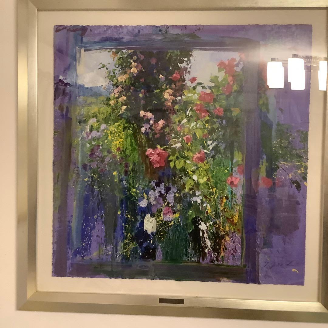 Ｊトレンツ・リャド【代表作ージベルニーのバラ】(初版)自筆サイン入り